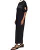 sacai Women's Mixed-Media Collared Maxi Dress - 4