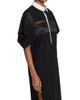 sacai Women's Mixed-Media Collared Maxi Dress - 7