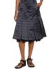 Sacai Women's Striped Pleated A-Line Knee-Length Skirt - 3