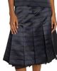 Sacai Women's Striped Pleated A-Line Knee-Length Skirt - 6