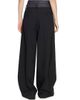 Sacai Women's Suiting-Denim Wide-Leg Pants - 5