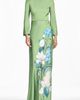 Sachin & Babi Sachin & Babi Alex Floral Long Sleeve Satin Crepe Gown - 1