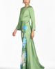 Sachin & Babi Sachin & Babi Alex Floral Long Sleeve Satin Crepe Gown - 3