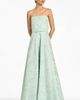 Sachin & Babi Sachin & Babi Darian Floral Jacquard Strapless Gown - 5