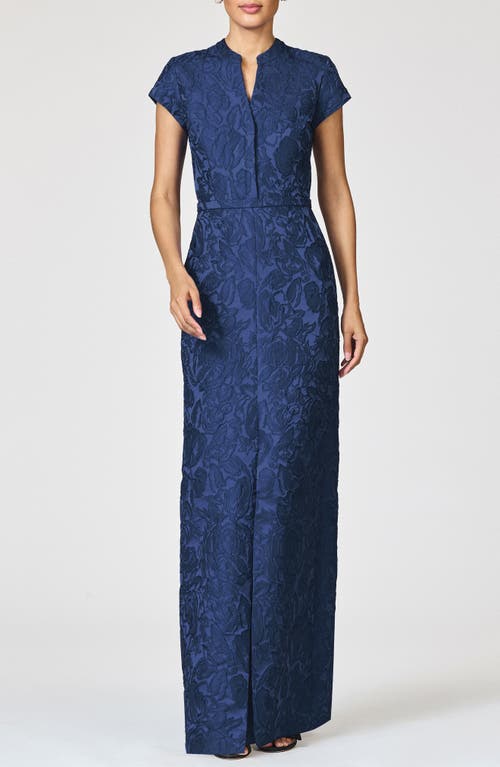 Sachin & Babi Sachin & Babi Lynn Floral Cloque Gown