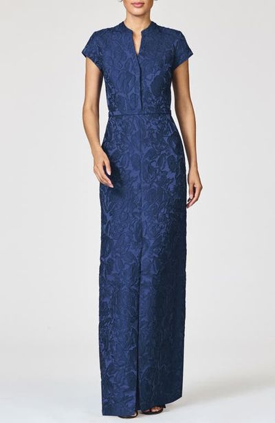 Sachin & Babi Sachin & Babi Lynn Floral Cloque Gown