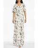 Sachin & Babi Sachin & Babi Mae Floral Flutter Sleeve Gown - 1