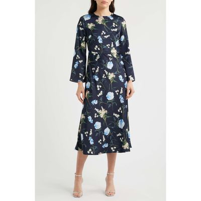 Sachin & Babi Sachin & Babi Tyra Floral Long Sleeve Gown