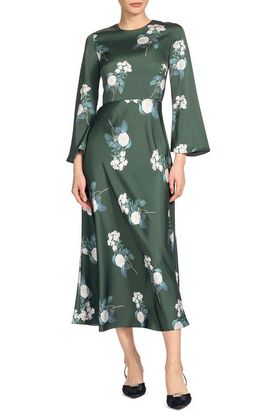 Sachin & Babi Sachin & Babi Tyra Satin Midi Dress