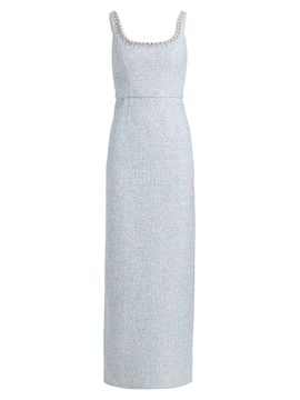 Sachin & Babi - Sloane Asymmetrical Bow Taffeta A-Line Midi Dress
