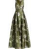 SACHIN BABI Women's Brooke Pleated Floral Gown - 8