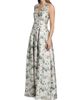 SACHIN BABI Women's Brooklynne Floral Satin A-Line Gown - 4