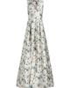 SACHIN BABI Women's Brooklynne Floral Satin A-Line Gown - 8