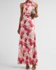 SACHIN BABI Women's Diana Floral Crinkle Georgette Tieneck Gown - 2