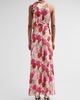 SACHIN BABI Women's Diana Floral Crinkle Georgette Tieneck Gown - 3