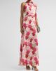 SACHIN BABI Women's Diana Floral Crinkle Georgette Tieneck Gown - 4