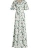 SACHIN BABI Women's Mae Floral Flutter-Sleeve Gown - 1