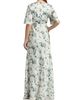SACHIN BABI Women's Mae Floral Flutter-Sleeve Gown - 5