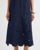 SACHIN BABI Women's Sabette Guipure Lace-Hem Denim Shift Dress - 5