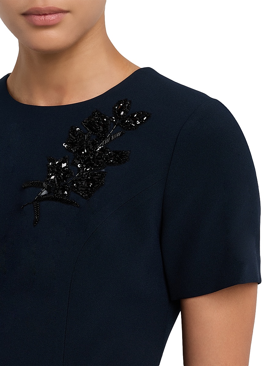 sachin & babi scoop-neck embroidered a-line mini dress Sachin & Babi Scoop-Neck Embroidered A-Line Mini Dress