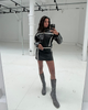 SAEMDI SAEMDI Calix Faux Leather Biker Jacket - 2