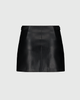 SAEMDI SAEMDI Calix Faux Leather Mini Biker Skirt - 4