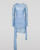 SAEMDI SAEMDI Cera Draped Mesh Dress - 1