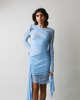 SAEMDI SAEMDI Cera Draped Mesh Dress - 3