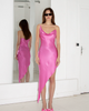 SAEMDI SAEMDI Eden Satin Waterfall Dress - 4