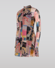 SAEMDI SAEMDI Elna Printed Mesh Mini Dress - 3