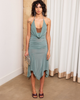 SAEMDI SAEMDI Evi Layered Mesh Midi Dress - 5