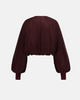 SAEMDI SAEMDI Fig Faux Leather Bomber Jacket - 2