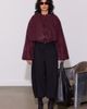 SAEMDI SAEMDI Fig Faux Leather Bomber Jacket - 3