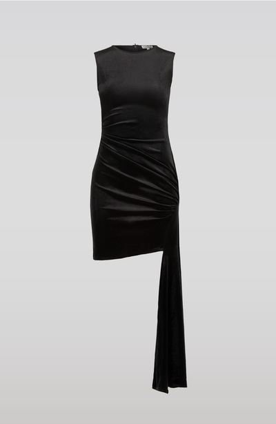 SAEMDI SAEMDI Hera Side Tail Velvet Dress