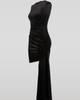 SAEMDI SAEMDI Hera Side Tail Velvet Dress - 3