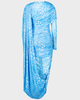SAEMDI SAEMDI Hydra Printed Draped Mesh Dress - 3