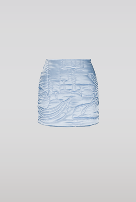 SAEMDI SAEMDI Iris Embroidered Satin Skirt
