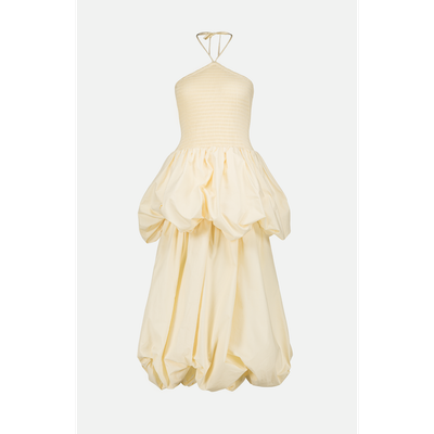 SAEMDI SAEMDI Joryn Smocked Cotton Midi Dress
