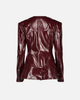SAEMDI SAEMDI Jovi Patent Faux Leather Blazer - 2