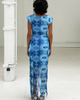 SAEMDI SAEMDI Livia Tie Dye Mesh Dress - 3