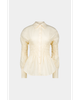 SAEMDI SAEMDI Lou Smocked Cotton Button Up Shirt - 1
