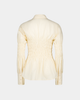 SAEMDI SAEMDI Lou Smocked Cotton Button Up Shirt - 2