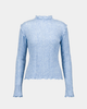 SAEMDI SAEMDI Pia Frill Mock Neck Knit Top - 1