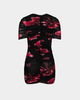 SAEMDI SAEMDI Sila Floral Mesh Cape Dress - 2