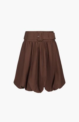 SAEMDI SAEMDI Tatum Belted Bubble Hem Skirt