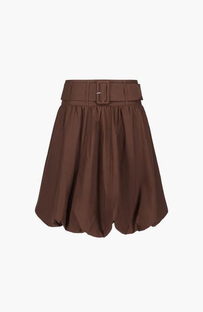 SAEMDI SAEMDI Tatum Belted Bubble Hem Skirt