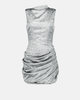 SAEMDI SAEMDI Tulip Crinkled Satin Dress - 1