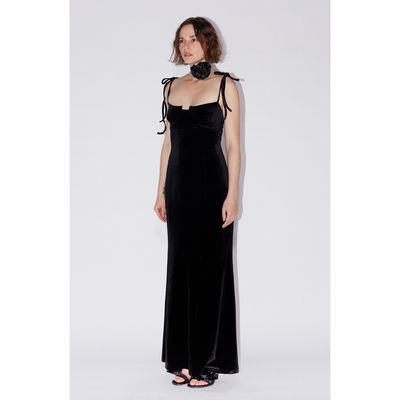 SAEMDI SAEMDI Vera Velvet Bra Dress