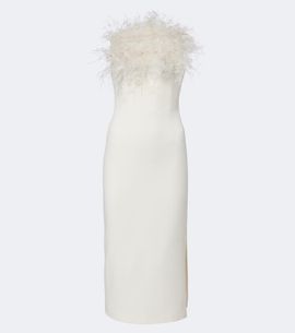 Safiyaa Safiyaa Aerine crÃªpe midi dress