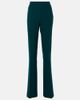 Safiyaa Safiyaa Alexa high-rise crêpe flared pants - 1